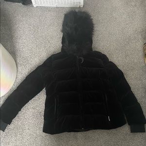 Luna Velvet Puffer Coat